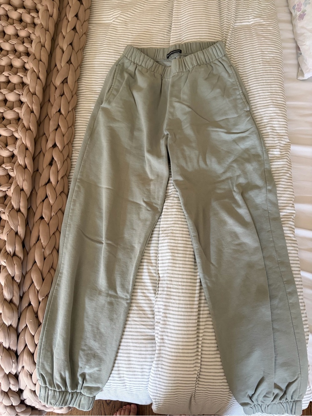 Brandy Melville Sage Green Joggers